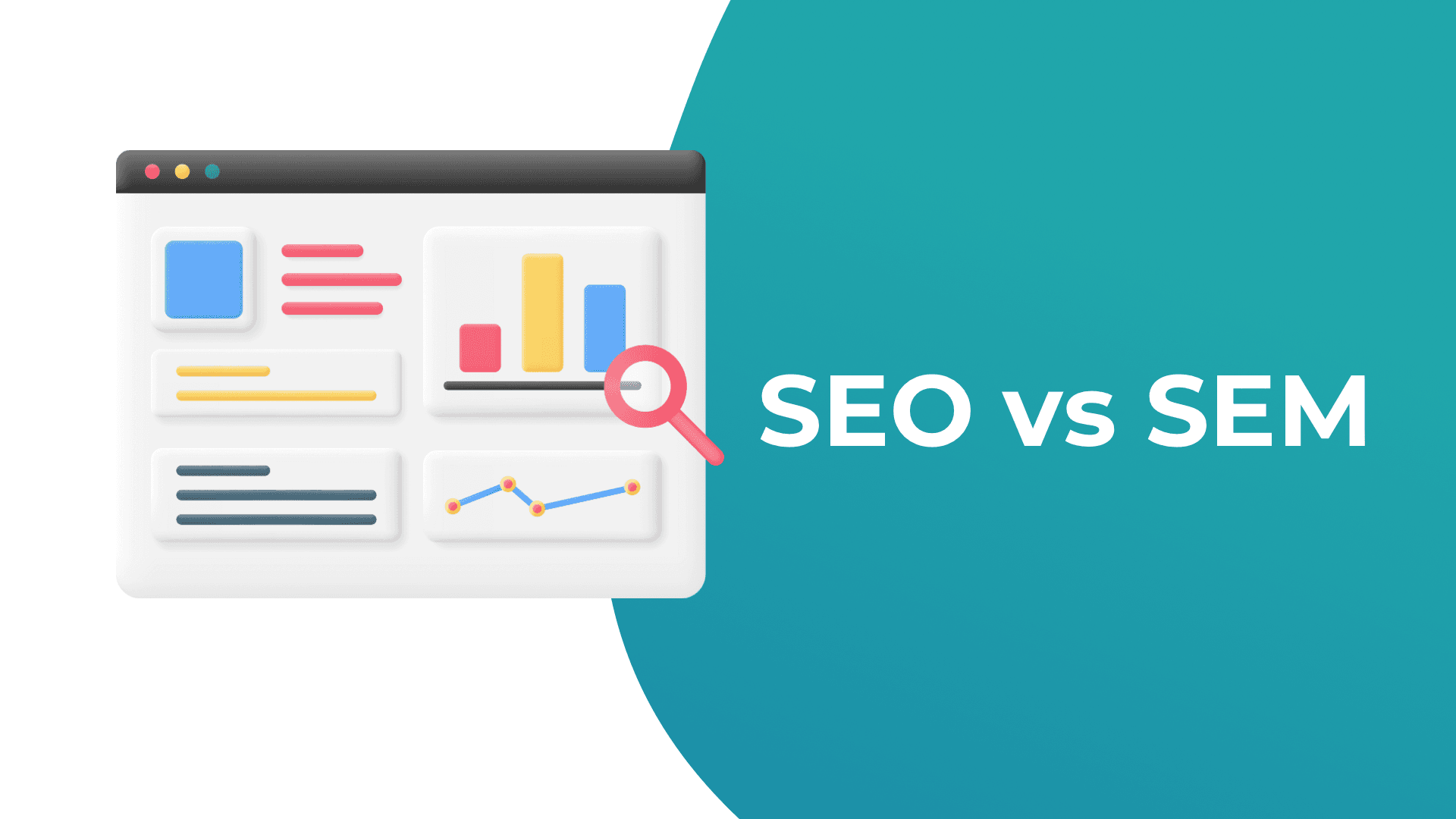 Key differences between SEO and SEM, and how they both can benefit your business.
